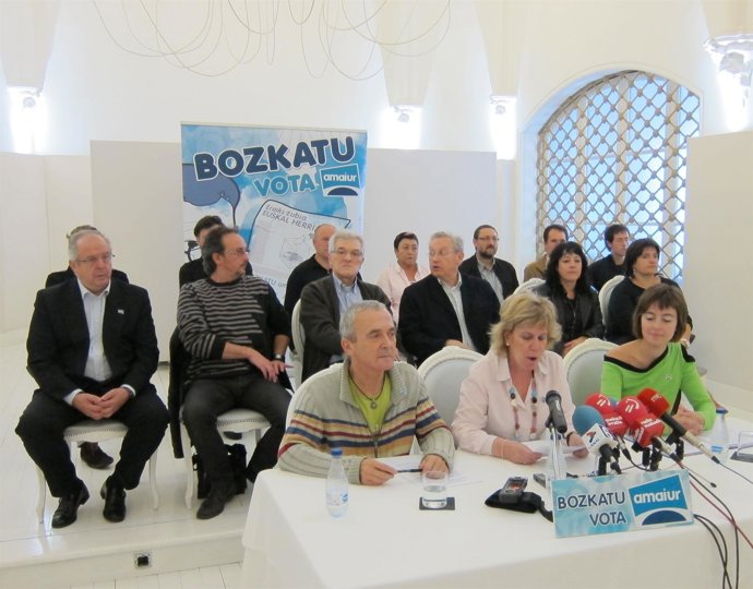 Rueda De Prensa De Amaiur.