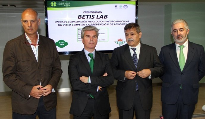 Guillén, Bosch Y Calero En La Presentación De 'Betis Lab'