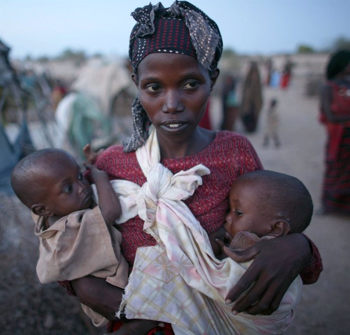 Niños somalís