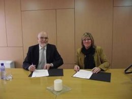 Bozal Firma El Acuerdo Con El Decano Del Colegio De Abogados De Lleida