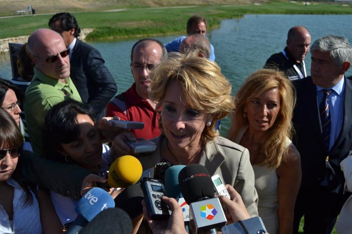 Canutazo Esperanza Aguirre Homenaje a Severiano Ballesteros