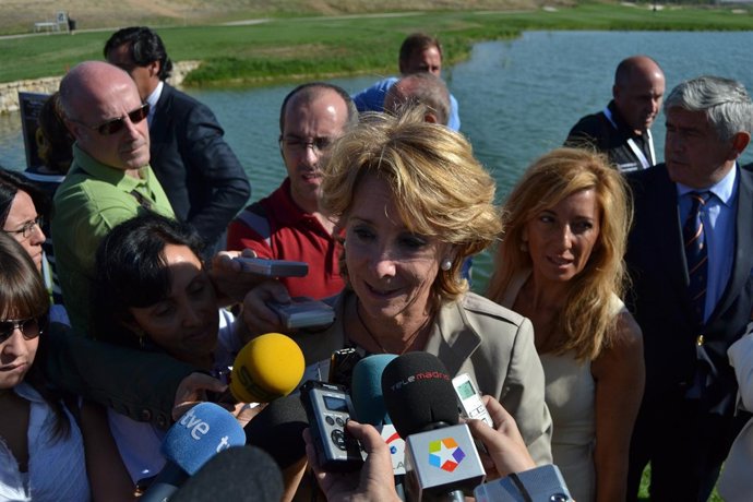 Canutazo Esperanza Aguirre Homenaje a Severiano Ballesteros