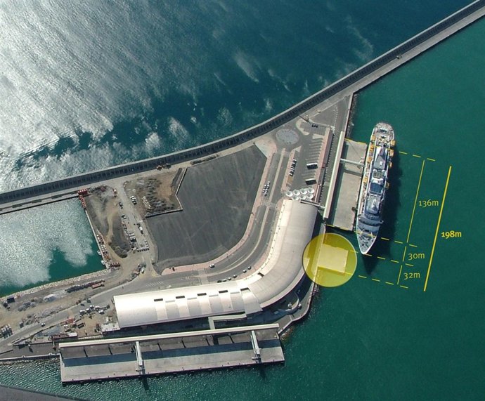 Imagen De La Ampliación Del Atraque Sur Del Puerto De Málaga