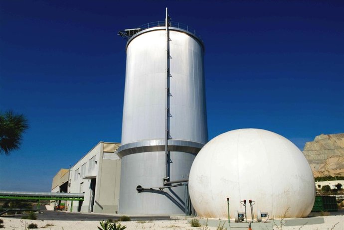 La Planta De Biogás Del Centro De Tratamiento De Residuos