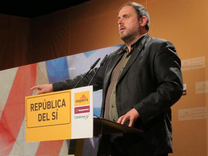 El Presidente De ERC, Oriol Junqueras
