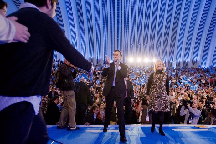 Mariano Rajoy En Un Acto En Oviedo