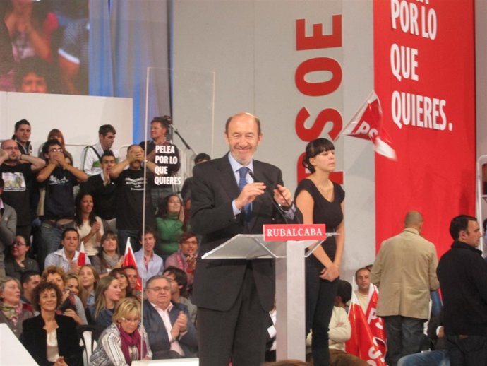 Alfredo Pérez Rubalcaba en Vigo.