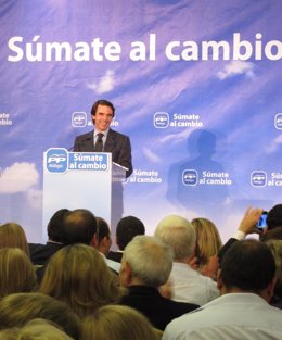 Aznar En Un Acto En Fuengirola (Málaga)