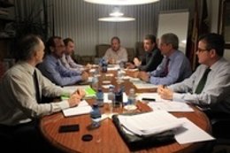 Imagen De La Reunión Entre El Gobierno Regional Y Los Agentes Sociales