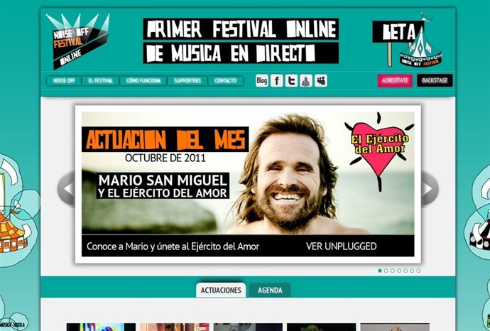 Página Web Noise Off Festival