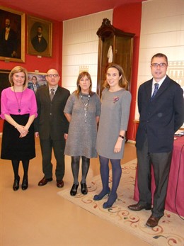 Gamarra Y Muro, Con Otros Concejales, En La Presentación