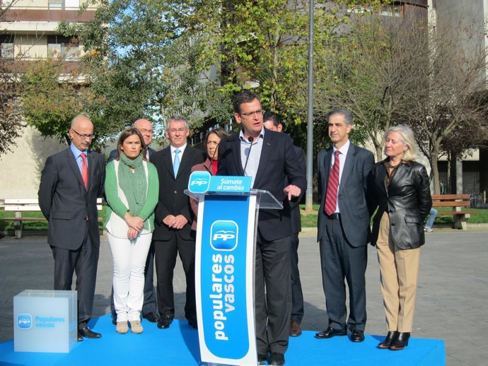 Antonio Basagoiti En Basauri