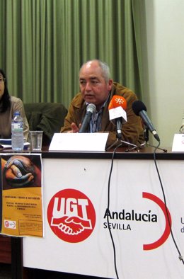 El Secretario General De UGT-A, Manuel Pastrana, Hoy En Sevilla.