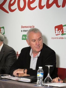 Cayo Lara IU  En Rueda De Prensa