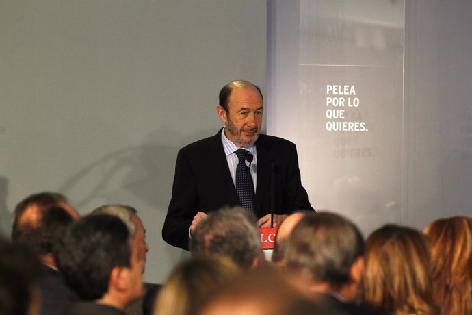 Candidato Del PSOE A La Presidencia Del Gobierno, Alfredo Pérez Rubalcaba