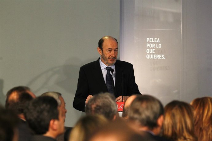 Candidato Del PSOE A La Presidencia Del Gobierno, Alfredo Pérez Rubalcaba
