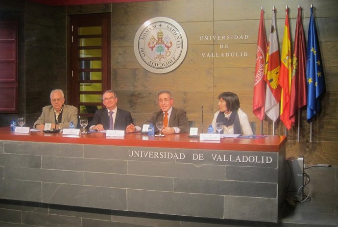 De Izq. A Dcha, Félix Delgado, Carlos Matrán, Jesús Sanz Serna Y María Paz Calvo