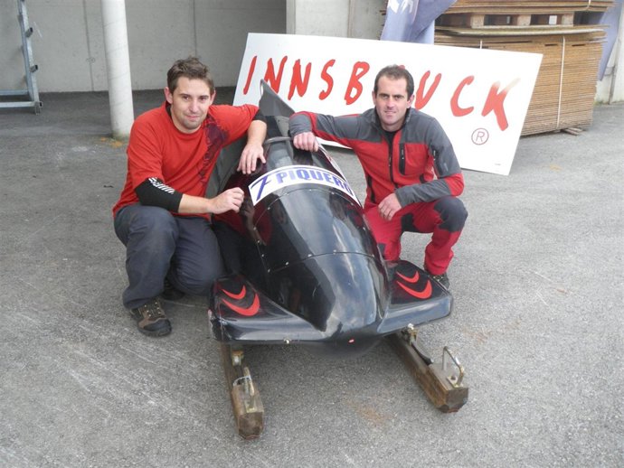 Javier Pintado Y Pedro Díaz, Pilotos Españoles De Bobsleigh