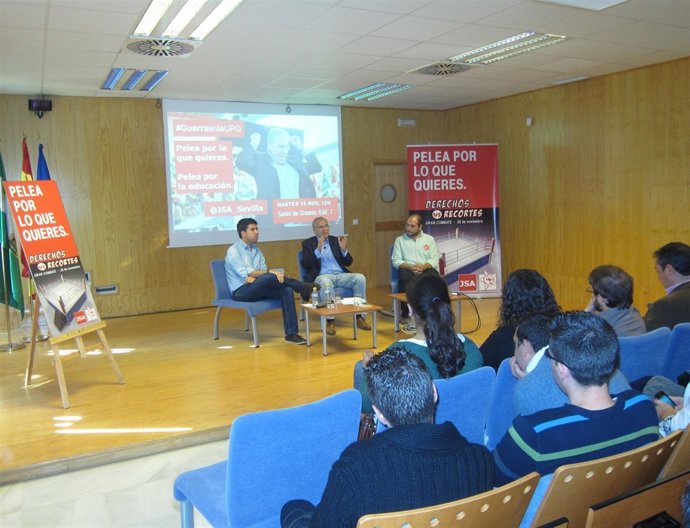 Guerra Participa En Un Acto Con Juventudes Socialistas En La UPO