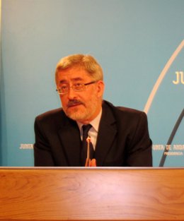 El Consejero De Economía, Innovación Y Ciencia, Antonio Ávila, Hoy 