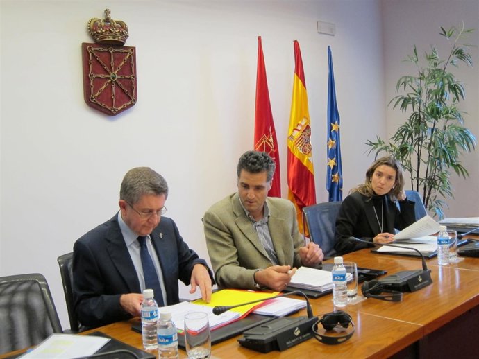 El Consejero De Economía Y Hacienda En Comisión Parlamentaria.