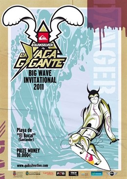 Cartel De Quiksilver La Vaca Gigante