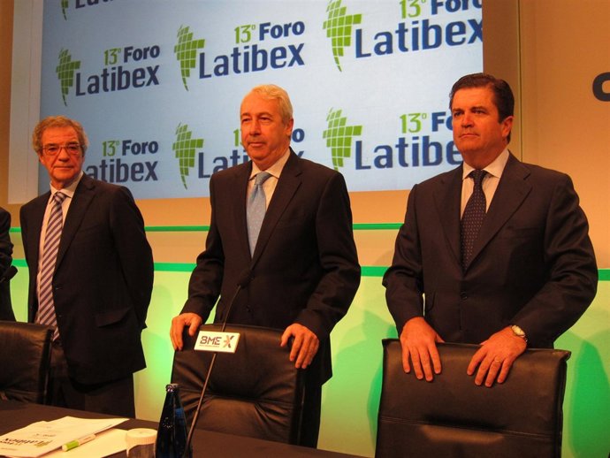 Borja Prado, Junto Al Presidente De Telefónica Y Al Presidente De BME