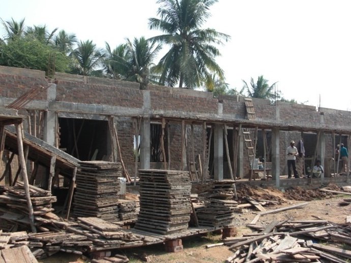 Situación Actual De Las Obras De Construcción De La Escuela Que Financia CAI