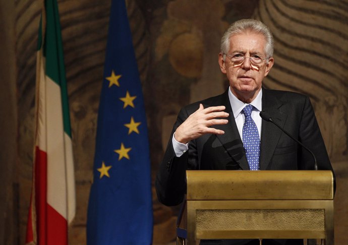 El Primer Ministro De Italia, Mario Monti