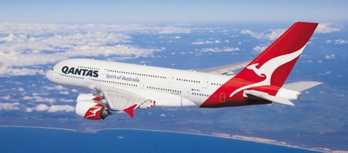 Imagen Del A380 De Qantas