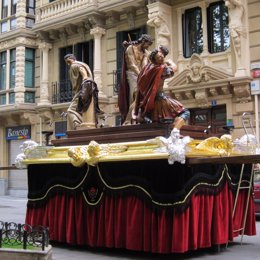 Imagen de una procesión de Semana Santa