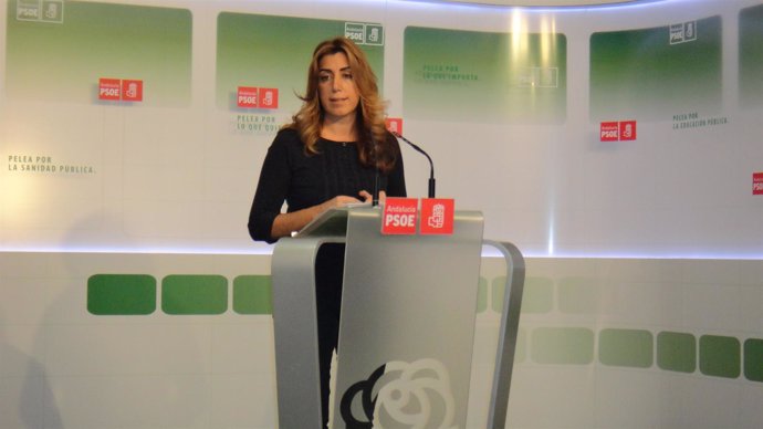 Susana Díaz, Este Miércoles En Rueda De Prensa En La Sede Del PSOE-A