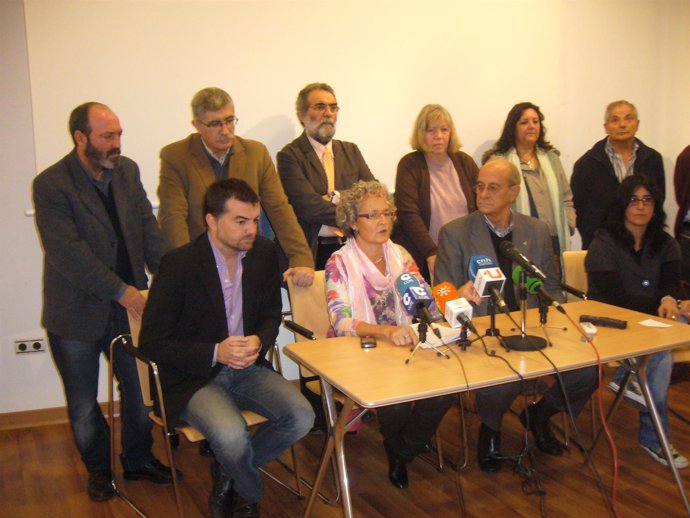 La Candidata Al Congreso De Los Diputados Por IU De Huelva, Pepa Beiras.