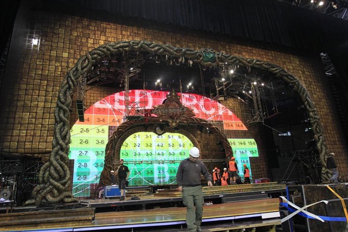 Montaje De 'Zarkana' En El Madrid Arena