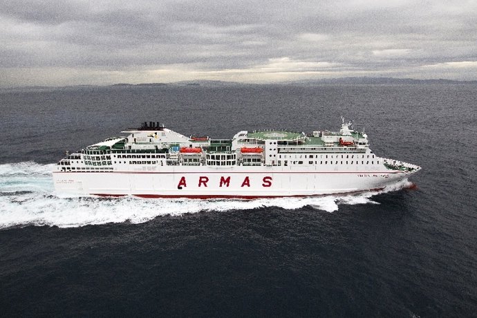 Buque De La Naviera Armas. 