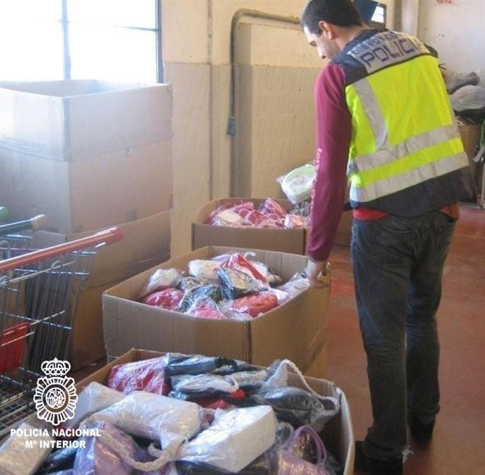 Imagen De Los Bolsos Intervenidos En Crevillente