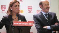 Rubalcaba descarta que España esté en riesgo tras dispararse la prima de riesgo