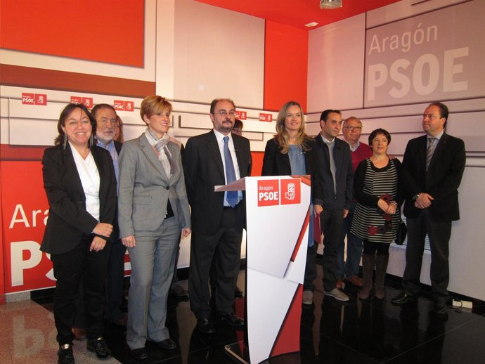 Javier Lambán Y La Candidatura Del PSOE Al Congreso Por Zaragoza