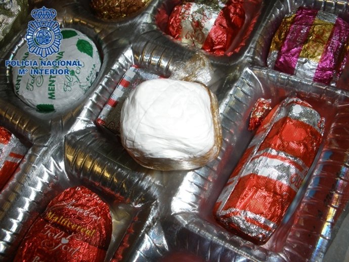 Bombones Con Cocína Incautados A Cuatro Detenidos En La Safor