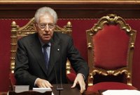 Monti defiende que el futuro del euro "depende también de Italia"