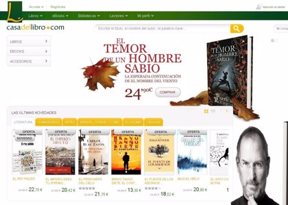 Asesino Aguanieve Suponer La Casa del Libro estrena su librería virtual Tagus y un 'eReader' propio