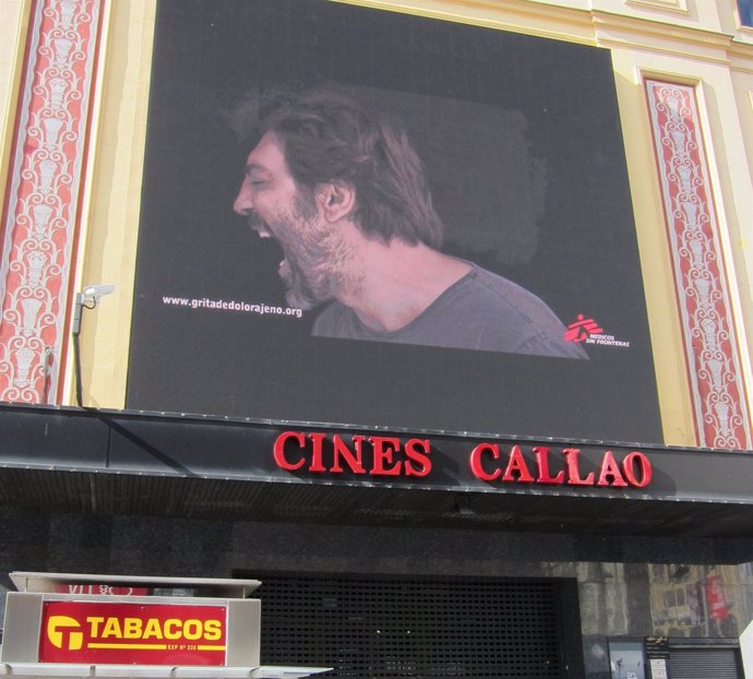 La Campaña 'Grita De Dolor Ajeno' En Los Cines Callao De Madrid