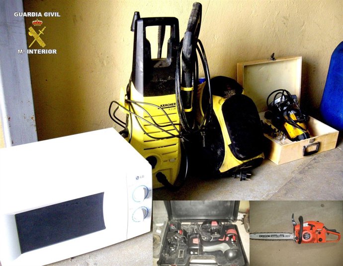 Objetos Sustraidos Guardia Civil