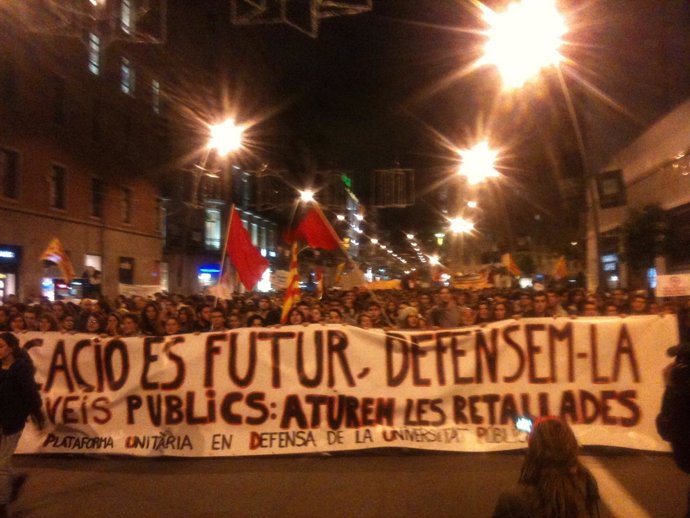 Manifestación Universitarios