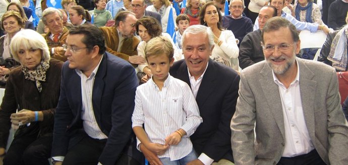 Arenas Y Rajoy Durante El Acto.