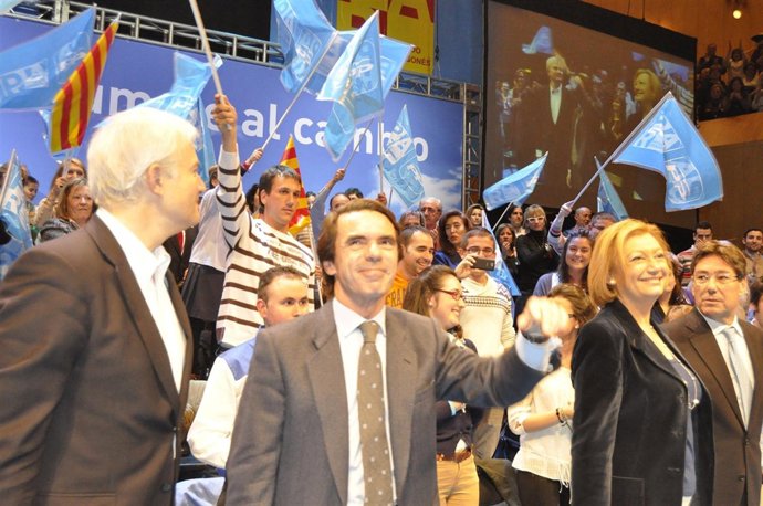 Aznar Y Rudi En El Mintin En Zaragoza