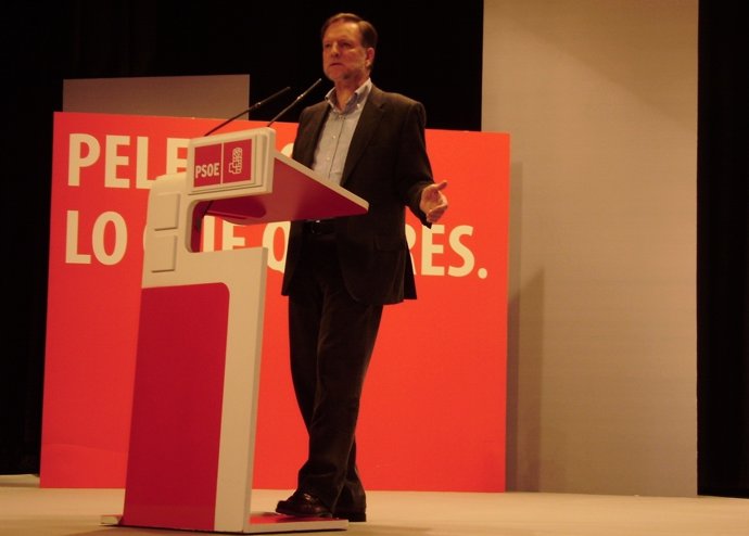 Marcelino Iglesias En Un Acto En Manzanares (Ciudad Real)