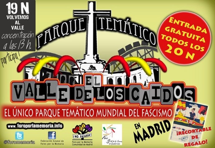 Cartel Del Foro Estatal Por La Memoria Sobre El Valle De Los Caídos
