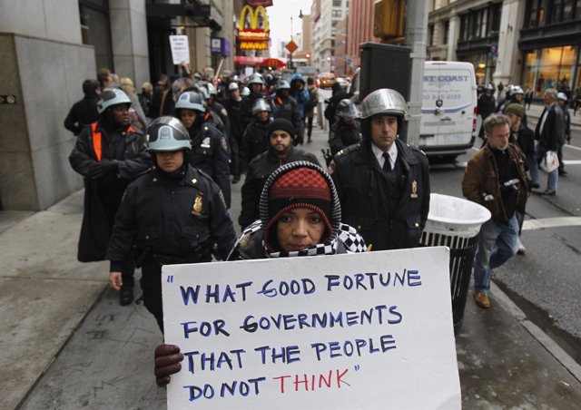 Movimiento 'Occupy Wall Street' En Nueva York