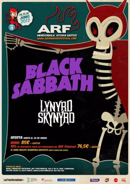 Black Sabbath Y Lynyrd Skynyrd Asctuarán En El ARF 2012